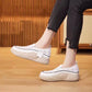 Women's breathable soft sole slip on shoes