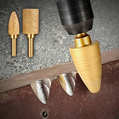 Diamond grinding head brazed cast iron grinding head