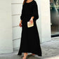 Swirl Slit Sleeve Maxi Dress Set