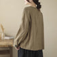Casual cotton linen thin coat shirt