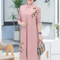 Fashion Womens Two Pieces Charming Solid Color Plus Size Mother's Dresses