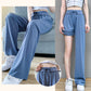 Women's Elastic Waist Wide Leg Pants