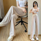 Women's Elastic Waist Wide Leg Pants