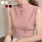 Women's Sleeveless Turtleneck Basic Vest