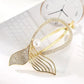 Rhinestone Fish Tail & Pearl Decor Hair Clip（50% OFF）