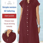 Women’s Button-down Loose Dress with Pocket