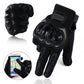 Non-breakable And Breathable Motorcycle Gloves That Can Use Cell Phones