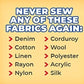 CLOTH REPAIR SEW GLUE