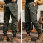 Retro Multi-Pocket Casual Pants