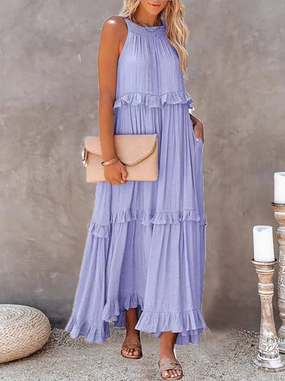 Women's Swing Flowing Sand Beach Dress