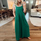 Plus Size Wide Leg Overalls Jumpsuit (Buy 2 Free Shipping)