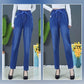 Slim casual straight ice silk jeans