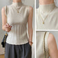Women's Sleeveless Turtleneck Basic Vest