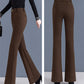 Women's Elegant High Waist Solid Flare Pants
