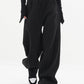 Baggy Elastic Waist Wide-Leg Petite Sweatpants
