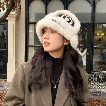 Lovely Fur Lion Knitted Hat