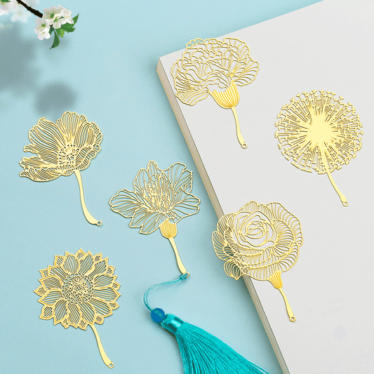 Literary art leaf vein bookmark