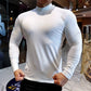 Men's Compression Running Long Sleeve Sweatshirt Athletic Breathable Quick Dry Moisture Wicking Gym Sportswear