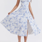 PRINT BUSTIER SUNDRESS