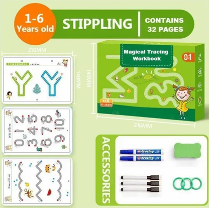 🎅Christmas Big Sale-48% OFF🎉Magical Tracing Workbook Set