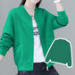 Solid Color Zipper Casual Age Reducing Baseball Jacket