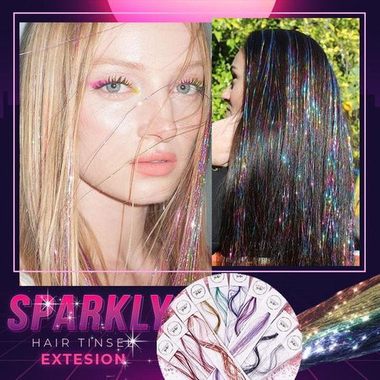 Sparkly Hair Tinsel Silk Extension