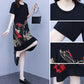 Women's Round Neck Print Dress