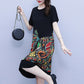 Women's Round Neck Print Dress