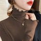 Women’s Long-sleeve Turtleneck Basic T-shirt