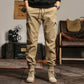 Retro Multi-Pocket Casual Pants