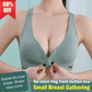 Gathering and supporting front buckle bra
