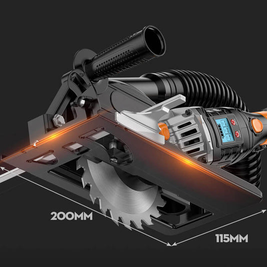 Conversion bracket for converting an angle grinder into a cutting machine