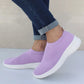 Women's Crystal Breathable Orthopedic Slip-On Walking Shoes