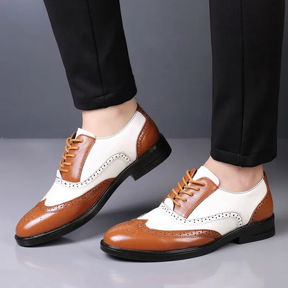 Men's Breathable Non-slip Leather Dress Shoes