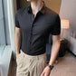 Men's ice-silk high elasticity short sleeve shirts
