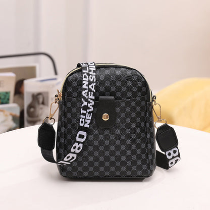 Printed Vintage Mini Mobile Phone Bag