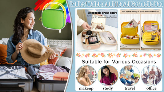 Ladies Waterproof Travel Cosmetic Bag