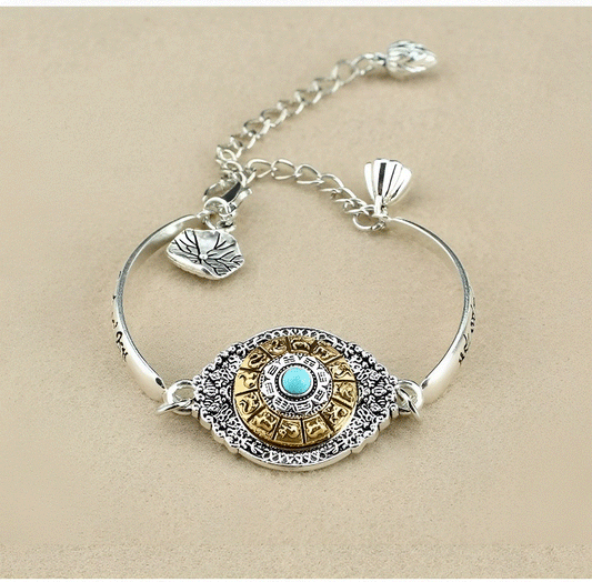 Vintage Lotus Bracelet