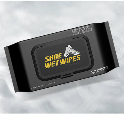 White shoe cleaning wet wipes