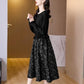 Best Gift - Knit Elastic Waist Midi Dress