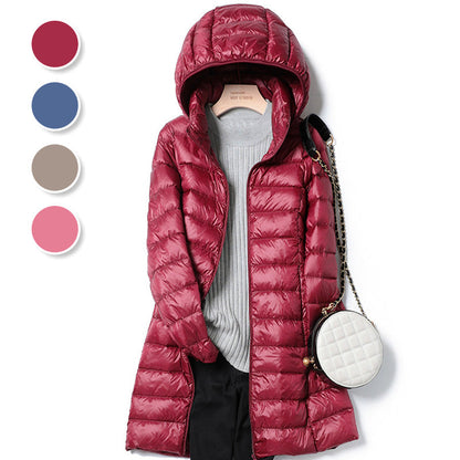 [Best Gift For Her] Women's Hooded Down Jacket
