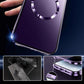 Anti-Peep Double-Sided Glass Magnetic Metal Frame Phone Case For iPhone