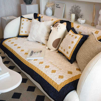 [perfect gift]Light Luxury Cotton Sofa Cover Anti-Scratch Furniture Protective Couch Cover
