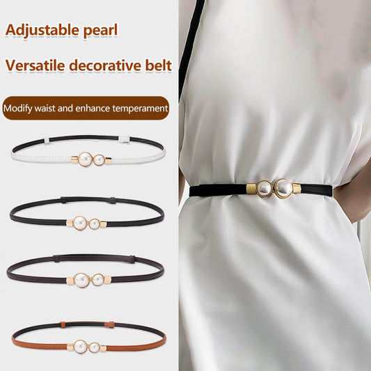 Adjustable Pearl Versatile Decorative Belt