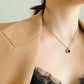 Nice Gift! 18K Rose Gold Minimalist Roman Numerals Necklace