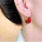 Diamond-encrusted elegant earrings