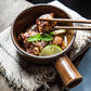 [Practical Gift] Stoneware Retro Soup Pot
