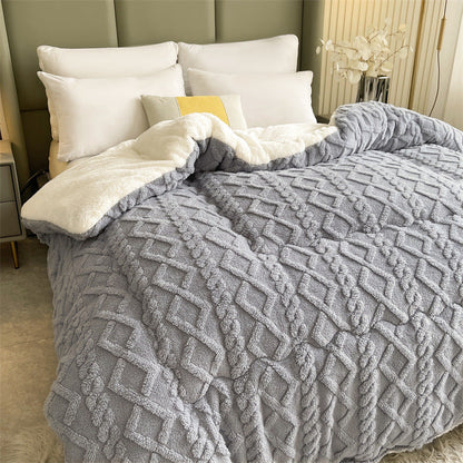 [Thoughtful Gift] Thickened Super Soft Warm Plush Winter Quilt