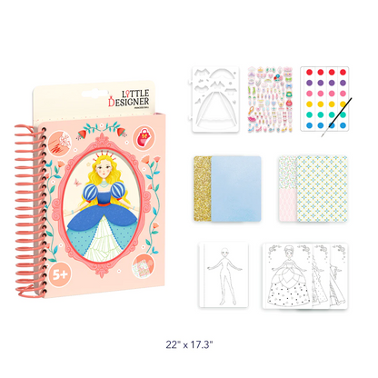 Dress Up Sticker Book Fantasy Hand Painted Kids Crafts diy