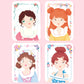 Dress Up Sticker Book Fantasy Hand Painted Kids Crafts diy